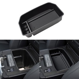 EDBETOS Center Console Organizer Compatible with 2008-2021 Toyota Land Cruiser FJ200 LC200/ LX570 J200 Armrest Storage Box Interior Insert Tray Secondary Accessories, ONLY fit Console w/Cool Box