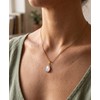Dadimorni Retirement Gifts for Women, Opal Necklace, Pendant Necklace