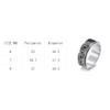 Anxiety ring Knot Spinner Ring for Men Women fidget ring