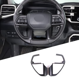 Car Dashboard Buttons Decal Cover Trim Decorative Frame For Toyota Tundra 2022 2023 2024 Pickup Truck, Interior Accessories (Matte black)