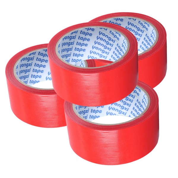 Ciieeo Heavy Duty Fabric Tape 4 Rolls Duct Tape High