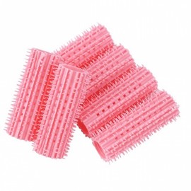 Soft Mini Light Pink Hair Rollers (6P) Hair Curl 2ea