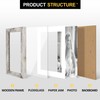 TOFOREVO 4x6 Picture Frames Set of 6 Distressed White Wood