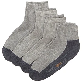 Camano Men's 5932 Sport Quarter 4 Paar Sportswear, Grey (Grey 10), 9/11 (Manufacturer size: 43/46)