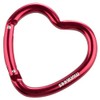munkees, Heart Carabiner Keyring Red 3221
