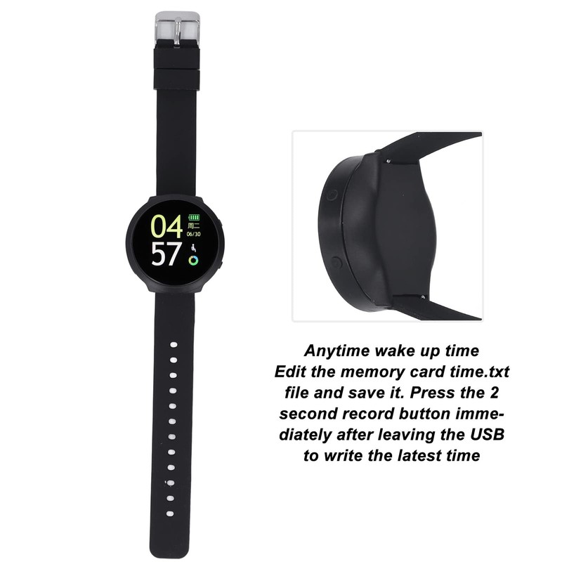 Smart Watch with Camera, 1080P USB Wearable Video Camera with