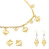 Samcos Watermark Parts, Set of 100, Gold, Flowers, Moon, Drops,