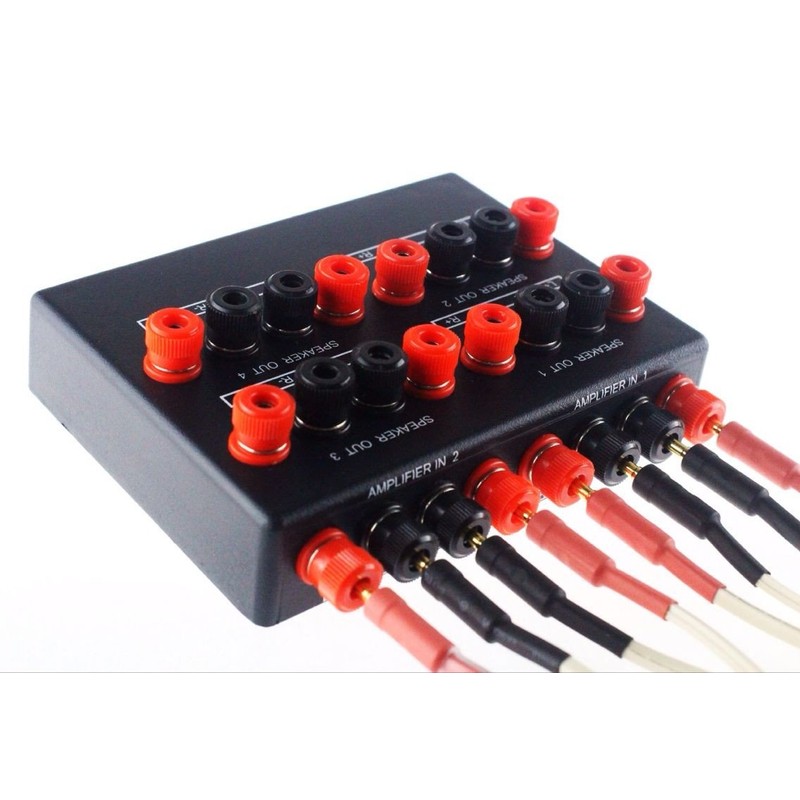2 in to 4 out Speaker Selector / Switcher *Banana