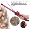 Mini Electric Hair Curler Salon Curling Wand Anti-Scald Temperature Adjustment