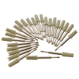 CablesOnline 25-Pack Plastic Metal Thumb Screws #4-40 UNC for Parallel/Serial DB9/DB25/VGA Connectors, SCR-T01-25