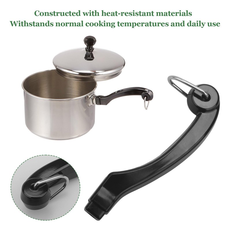 GEAIN P08-031 Saucepan Handle Short Replacement for Farberware Pan Handle,