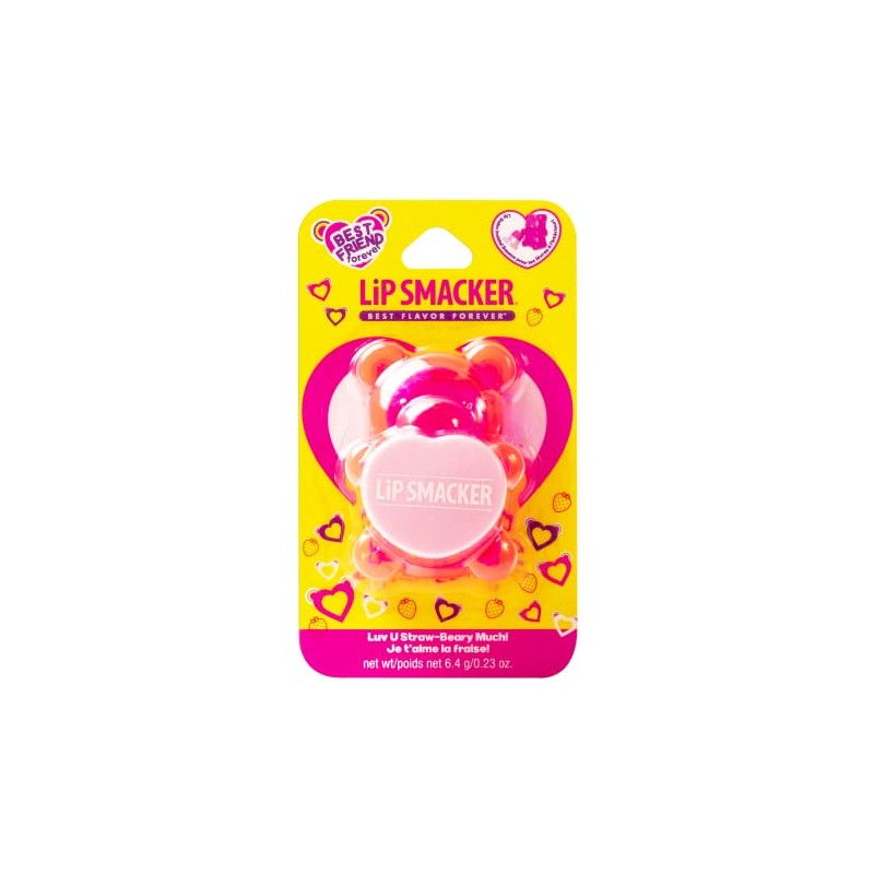 Lip Smacker Bálsamo labial Sugar Bear Luv U Straw-Berry Much