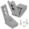 Spares2go Silver Door Hinges Repair Kit Pair for Liebherr Fridge