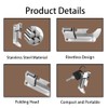 3PCS Mini Easy Can Opener Stainless Steel Multi Purpose Reusable