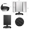 deweisn Trifold Lighted Vanity Makeup Mirror with 21 LEDs Lights,1x/2x/3
