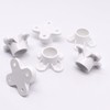 BENLIUDH 6 pcs PVC Pipe Flange Caps, PVC Fittings for