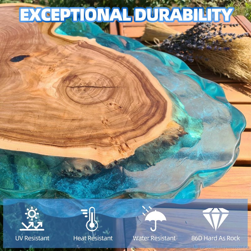 Deep Pour Epoxy Resin 1.5 Gallon [New VRESION], Up to