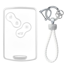 OFFCURVE Car Key Case - Key Fob Cover & Protector for Renault Clio, Scenic, Megane, Duster, Sandero, Captur, Twingo, Koleos, Espace, Fluence, Kadjar, Kangoo, Laguna