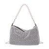 [HIVOGUE] Rhinestone Party Bag, Pearl, 2-Way Clutch Bag, Women's Shoulder