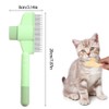2 Pcs Pet Hair Removal Comb Cat Brush Dog Flea