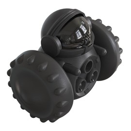 YXBQueen Interactive Food Toy for Dog and Cats, Pet Food Dispensor Tumbler Dog Treat Toy, Dog Slow Feeder Treat Dispensing Puzzle Toys for Small Dogs/Cats, Robot Shape Dog Toys