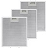 Updated W10169961A Range Hood Filter Replacement (3PCS) by Techecook, 5-Layer
