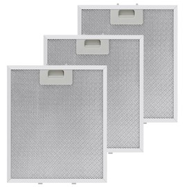 Updated W10169961A Range Hood Filter Replacement (3PCS) by Techecook, 5-Layer Aluminum Mesh Hood Grease Filter 10.5 x 12 Inch Fit for Whirlpool, Kitchen Aid, Jenn-Air Range Hoods