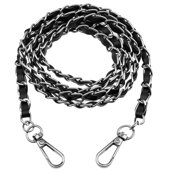 MBAIYO Metal Bag Chain Strap, 47'' Wallet Chain Strap Replacement