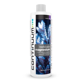 Continuum Aquatics Reef Basis Magnesium – Marine Aquarium Supplement for Coral Growth – Stabilizes Magnesium Calcium & Alkalinity – Reef & Fish Safe 250 ml