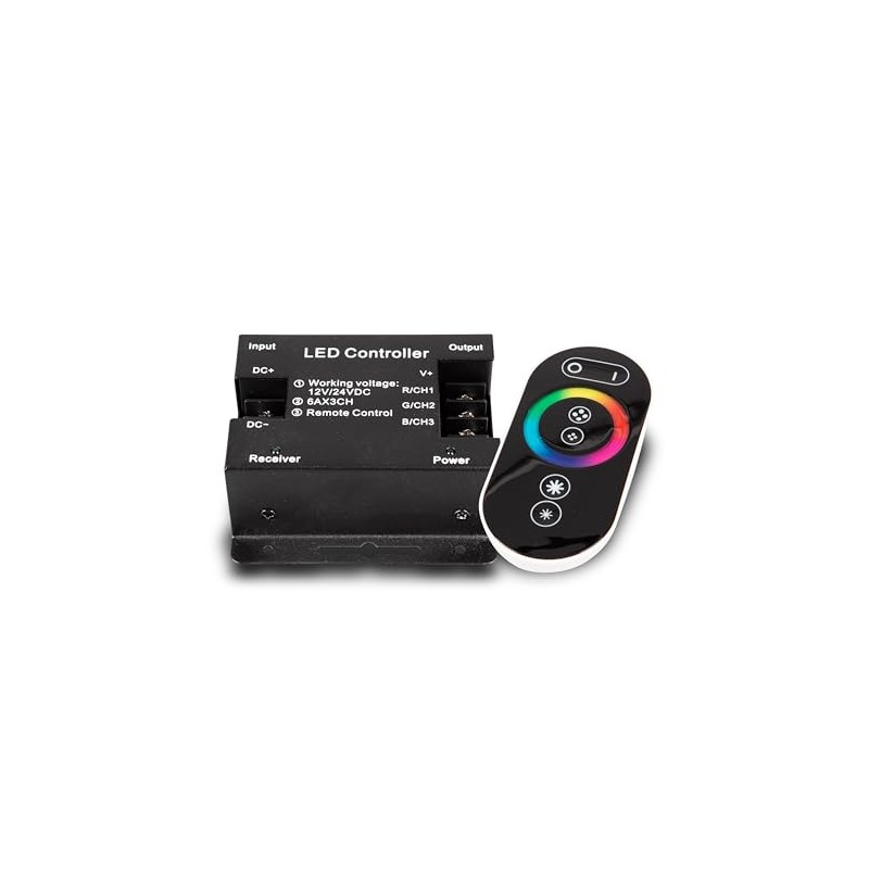 Mextronic LED RGB Controller (Wireless) with Touch Remote Control