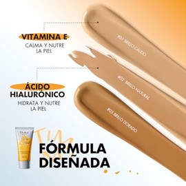 Corrector Corporal, No Transfer y Resistente al agua y al sudor, Cobertura Total de Larga Duración, con Ácido Hialurónico y Vitamina E, Fórmula Ligera