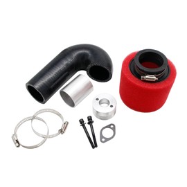 Air Filter with Carburetor Base Kit (Red Black)