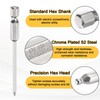 sourcing map 5pcs Ball End Hex Screwdriver Bit H1.5 (1.5mm)