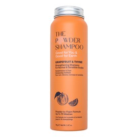 The Powder Shampoo - Powder Shampoo Aluminum Bottle Strengthening & Soothing Shampoo (Thyme & Grapefruit) - 2.47 oz