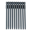 10pcs S2 Steel Cross Head PH2 Screwdriver Bits Set 1/4inch