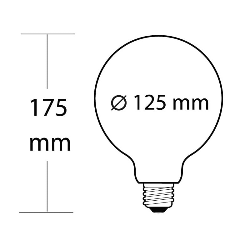 greenandco® Vintage Design LED Lamp Black Patterned (Hexagons) Dimmable E27