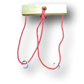 Wedding Vows String Puzzle - Wood Brain Teaser