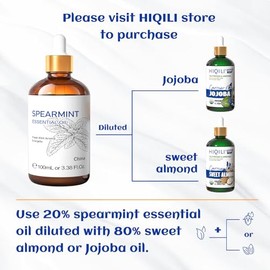 HIQILI HIQILI Spearmint Essential Oil 100ml, Pure and Natrual Spearmnint Oil
