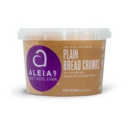 Aleia’s Gluten Free Plain Bread Crumbs – 13oz (1 Pack) – Breading for Chicken, Meatloaf & More – Non-GMO, Dairy Free, Low Sodium, Kosher