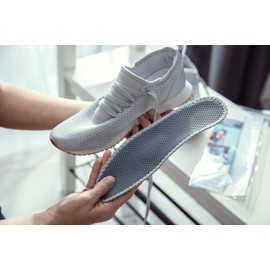 Foot Morning Carbospacer Relax - Deodorising Insoles - Odour Destroying Heavy Duty Work Wear - Breathable Mesh - Comfortable Soft Pad - Sweat Absorbent & Anti-Odour Shoe Inserts (Size UK M9)