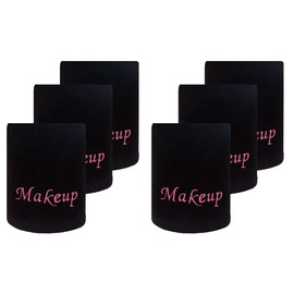 Makeup Remover Towels. Fingertip Face Reusable Washcloths. Embroidered, 100% Soft Cotton. Facial Cleansing. Pack of 6.