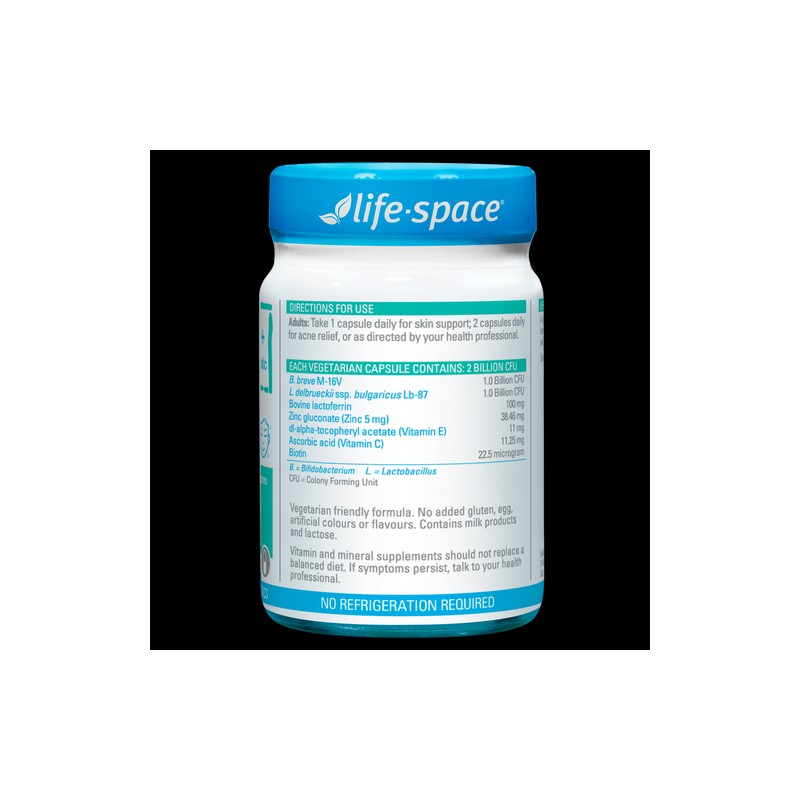 Life Space Acne Relief + Skin Rebalance 30 Capsules