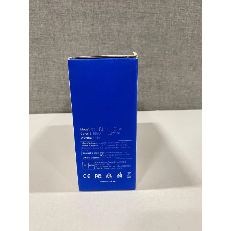 Newentor Weather Station Wireless Thermometer Color Display Digital Black