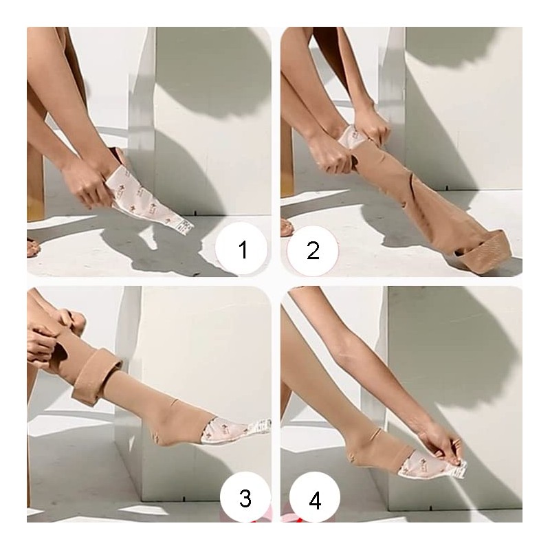 6Pcs Open Toe Compression Sock Aid for Easy Slide Assisting