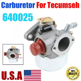 For Tecumseh Carburetor For Tecumseh 5HP 6HP 6.5HP OHH55 OHH60 OHH65 640025 Carb Parts USA