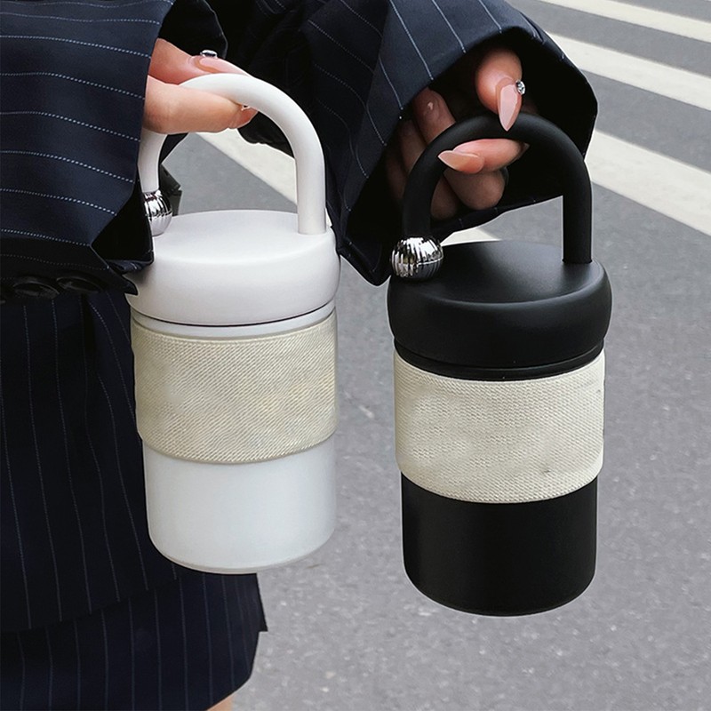 Coffee Cup Thermal Travel Cup 400ml Stainless Steel Minimalist Portable