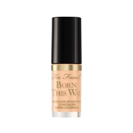 Too Faced Born This Way Super Coverage Multi-Use Concealer | Oil Free, Long Lasting + Hydrating, Travel Size, 0.07 Fl Oz, Vanilla