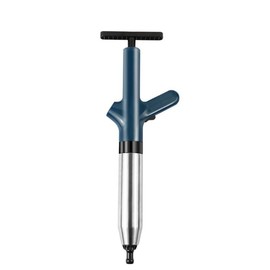 DingGreat Stainless Steel Toilet Plunger with Reinforced Inner Wall, High Pressure Drain Unblocker Kit 4 Replaceable Heads, Pipe Clog Remover for Sink, Shower, Bathroom, Kitchen & Floor Drains