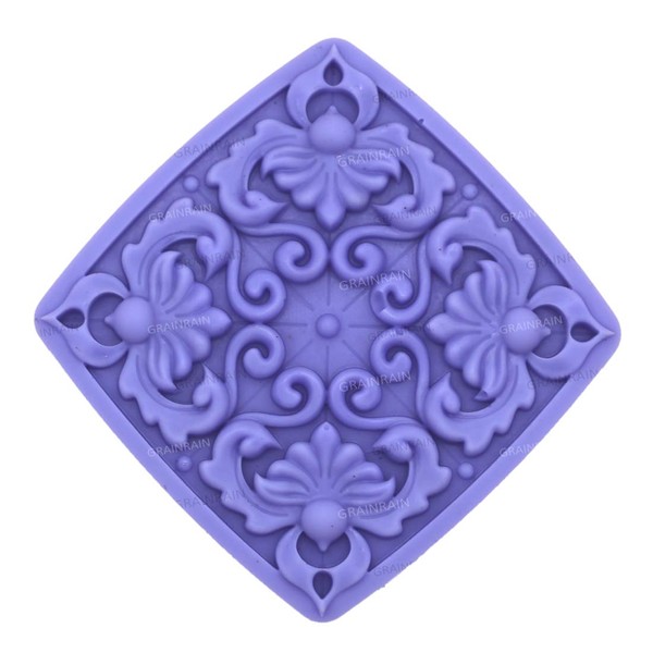 Square Flower Silicone Soap Molds for Soap Making DIY Soap