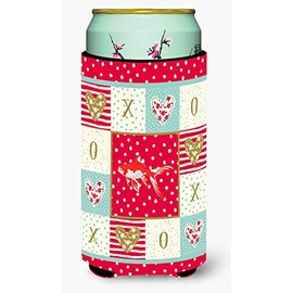 Caroline's Treasures CK5472TBC Comet Goldfish Love Tall Boy Hugger Cold-Beverage-koozies, Multicolor